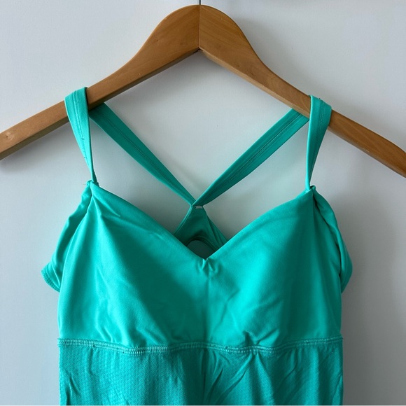 Lululemon • Bali Breeze Teal Wrap It Up Tank Top - Picture 6 of 9